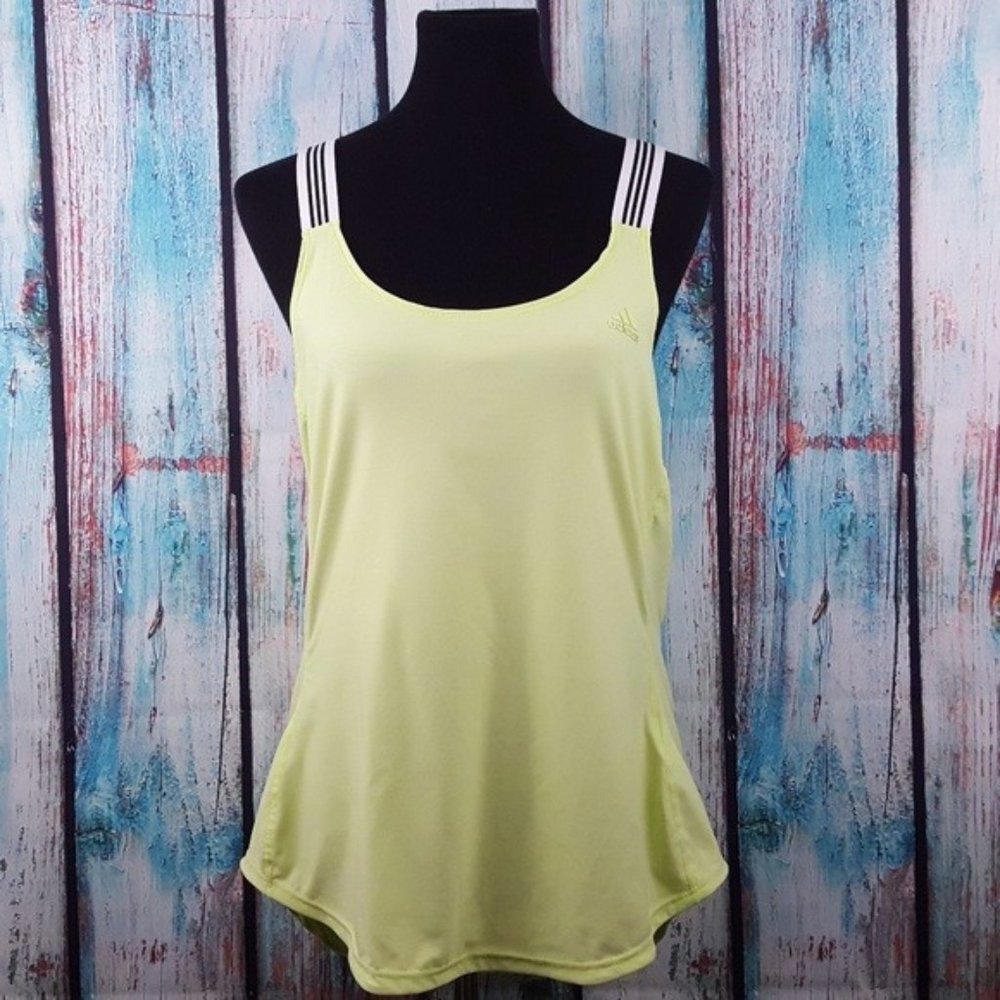 Adidas cross back tank top